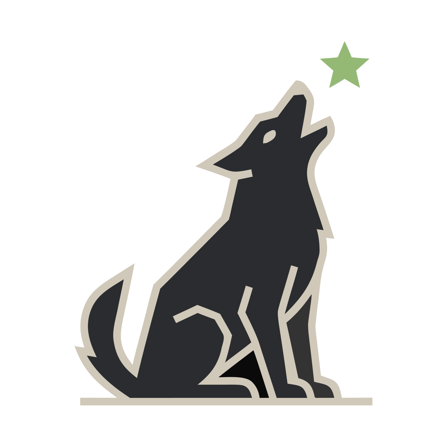 Wolf and star